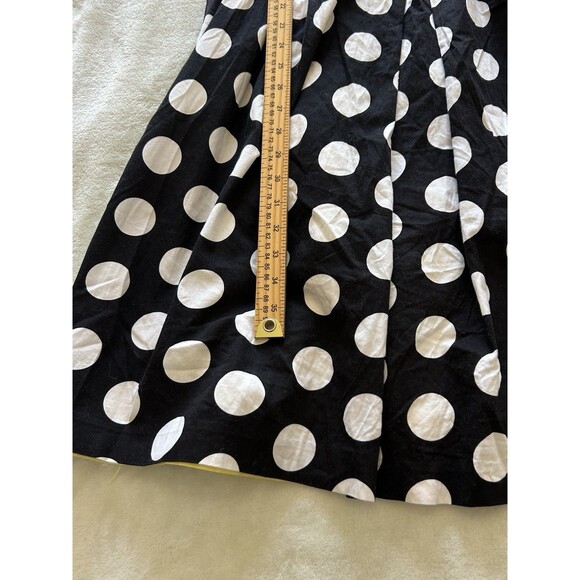 East 5th Womens Dress Size 14 Black White Polkadot Swing Lined 50's Style - Picture 5 of 11